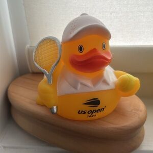 2024 US open rubber duck toy Standard size for fun for bath New tennis gift
